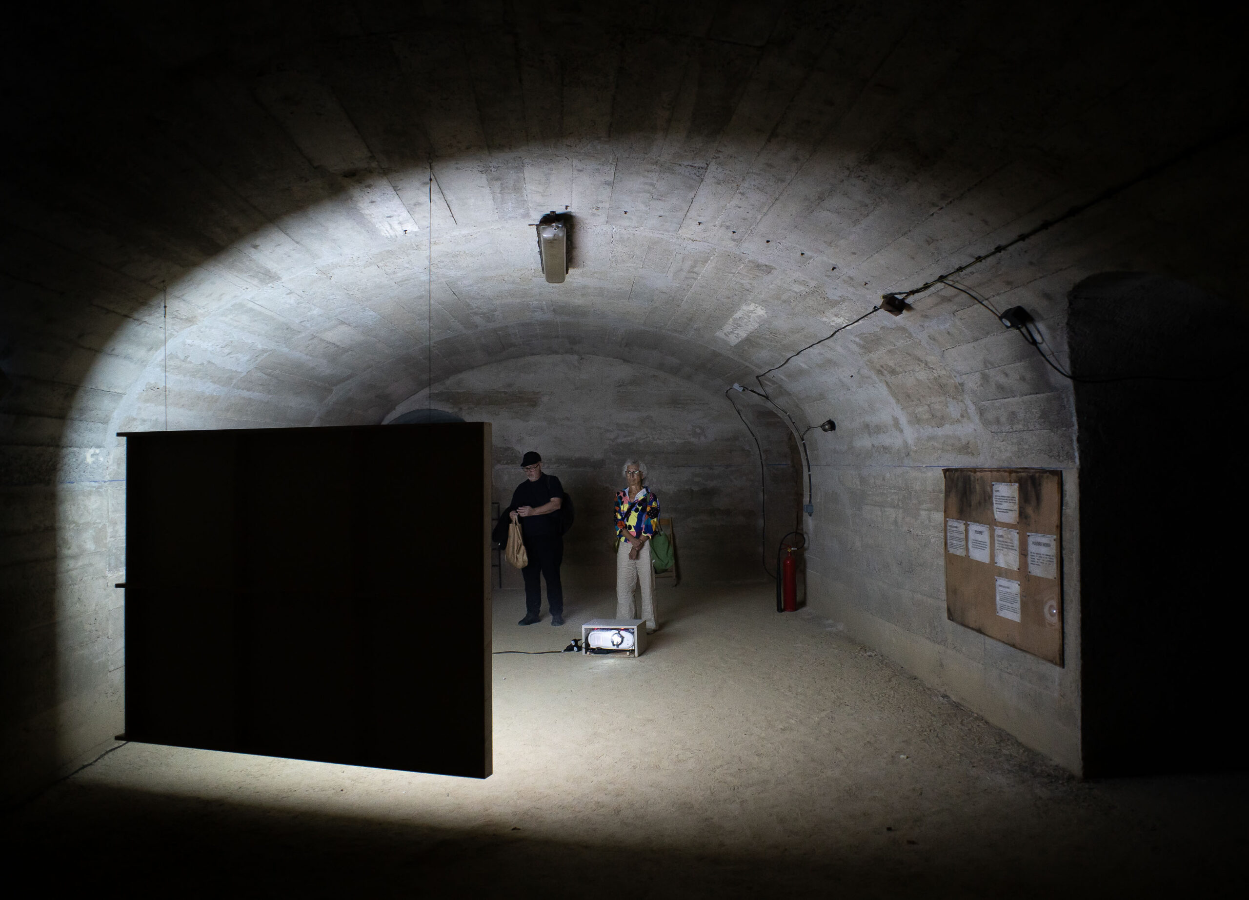 Récits des souterrains - vue d'exposition, Nicolas Feodoroff parc de la poudrerie mai 2026